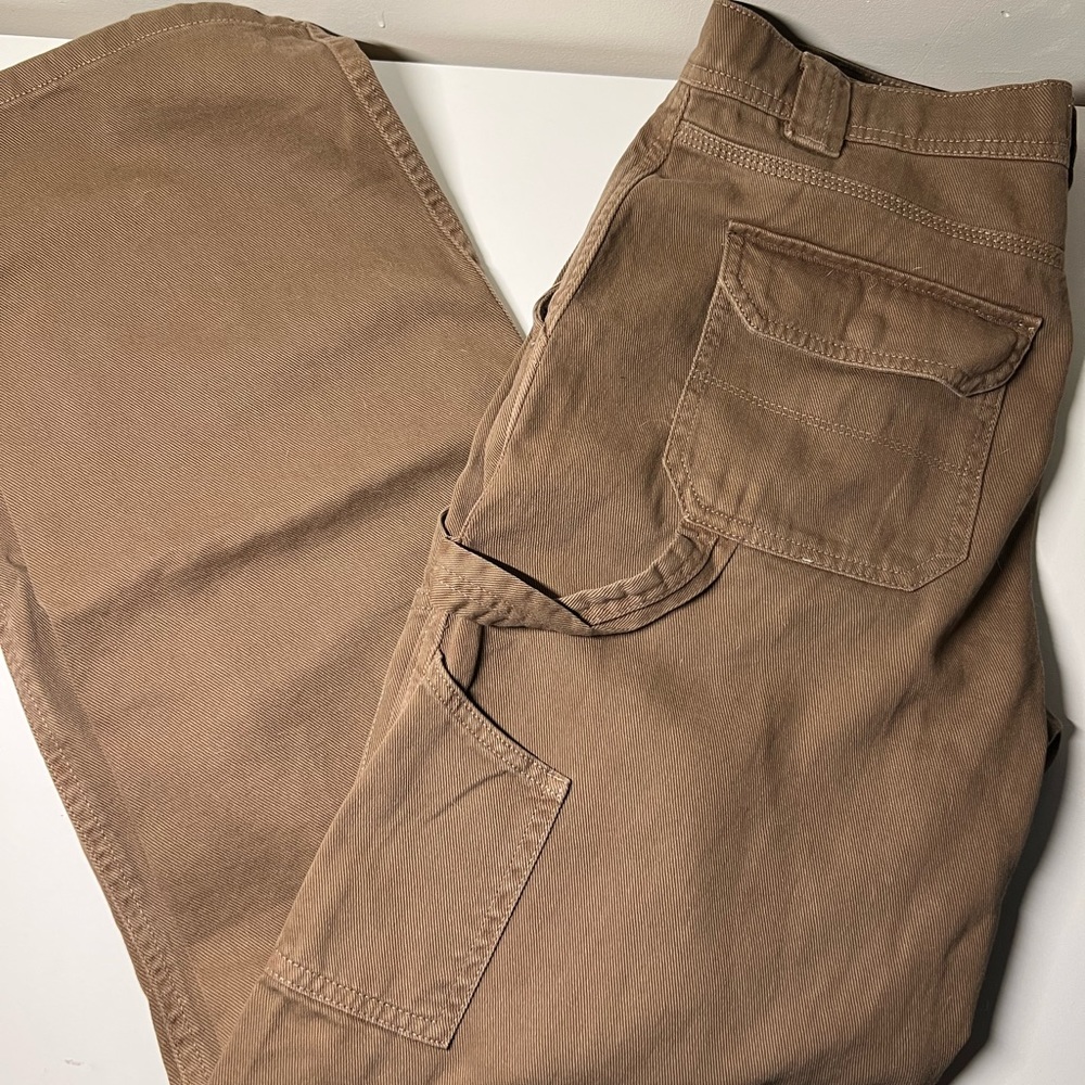Brown cargo jeans
